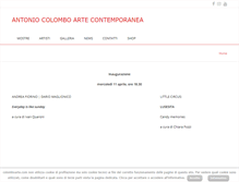 Tablet Screenshot of colomboarte.com
